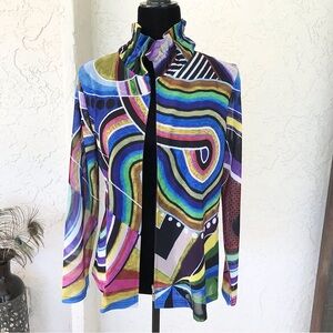 Damee Boutique Artisan Full Zip Jacket, SzM